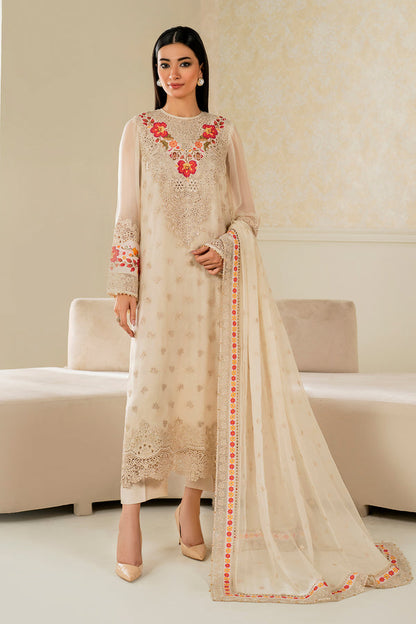 Baroque | Luxury Pret 25 | EMBROIDERED CHIFFON PR-1145 - Ladies Clothes - Maria Faisal