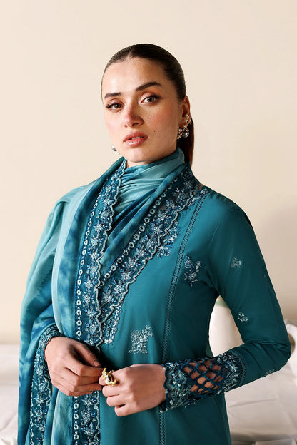 Azure | Luxury Lawn 26 | Sea Breeze - Dress - available at Maria Faisal in UK and USA.