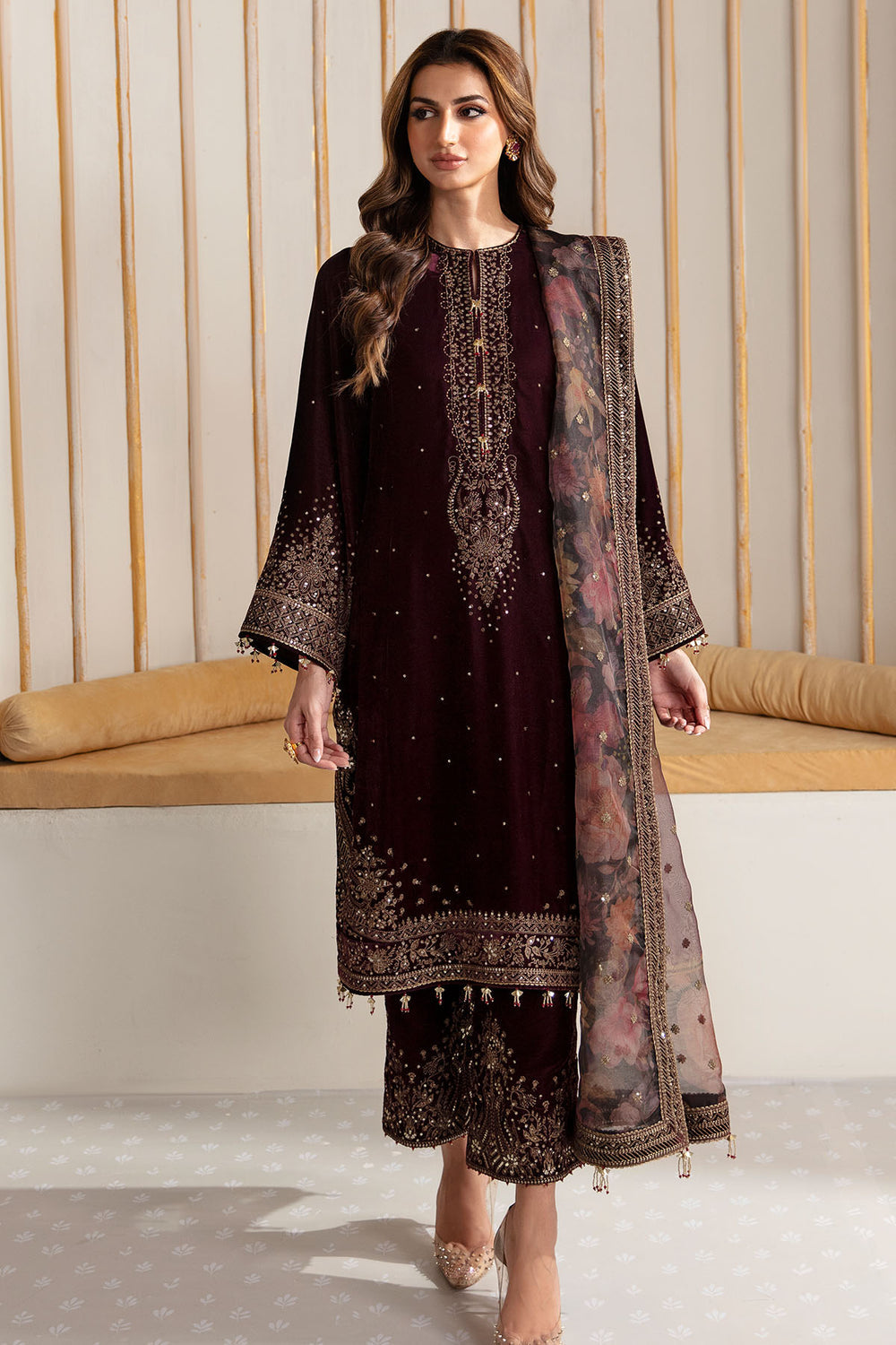 Jazmin | Velvet Edit 24 |  Velvet Formal VF-2012 - Wedding Dress - Maria Faisal