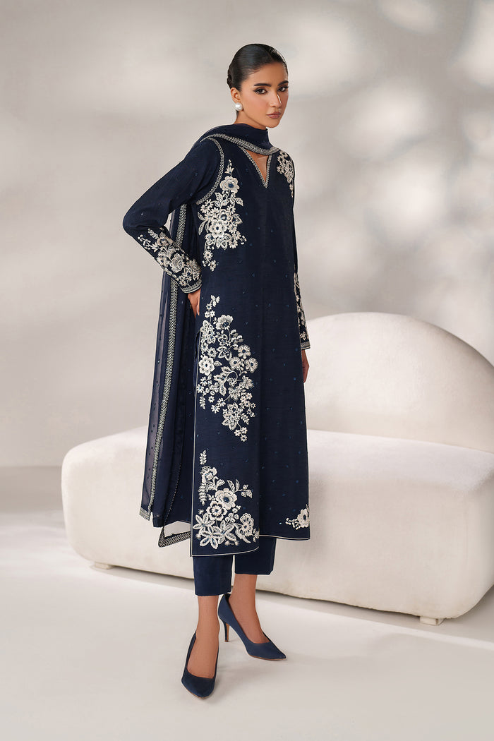 Baroque  | Luxury Pret 26 | PR-1249 - Luxury Dress - available at Maria Faisal in UK and USA.
