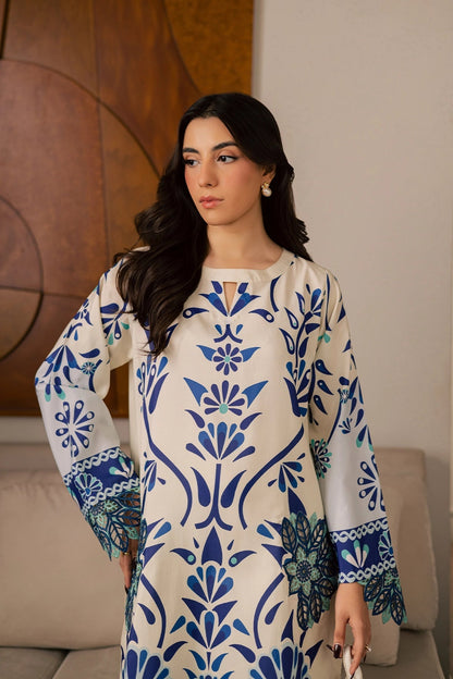 Vanya | Co Ords | CO-128 - Casual Dress - available at Maria Faisal in UK and USA.