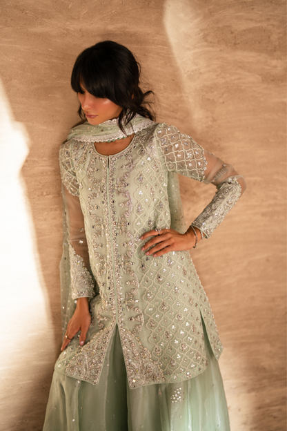 Sana Abbas | Zalea Formals | NYMA - Formal Dress - available at Maria Faisal in UK and USA.