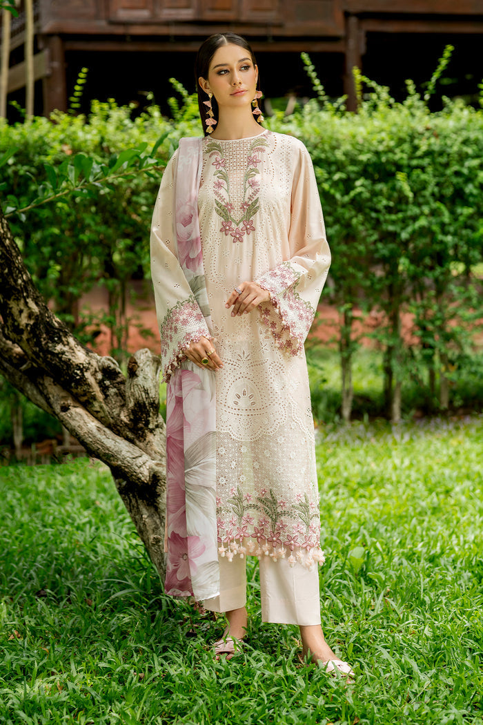 Baroque | Luxury Pret Summer | UF-4272 - Luxury Dress - available at Maria Faisal in UK and USA.