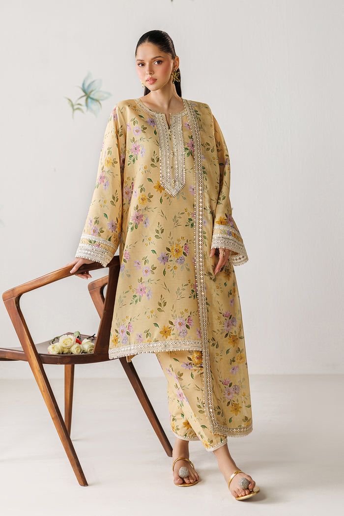 Baroque | Luxury Pret Summer | UF-4416 - Luxury Dress - available at Maria Faisal in UK and USA.