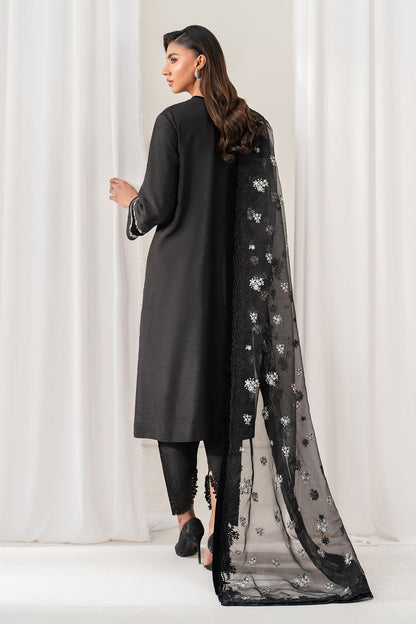 Baroque | Formals Collection | EMBROIDERED RAW SILK UF-4137 - Formal Dress - available at Maria Faisal in UK and USA.