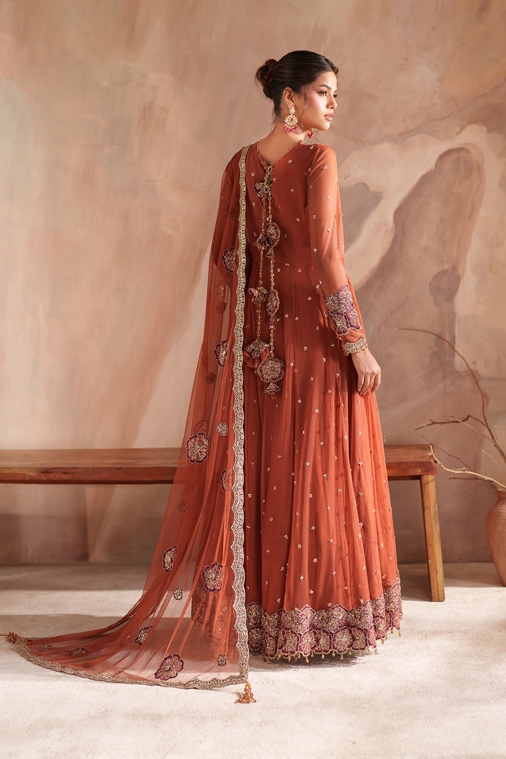 Iznik I Festive Formal I CC-78 Embroidered Net - Ladies Clothes - Maria Faisal