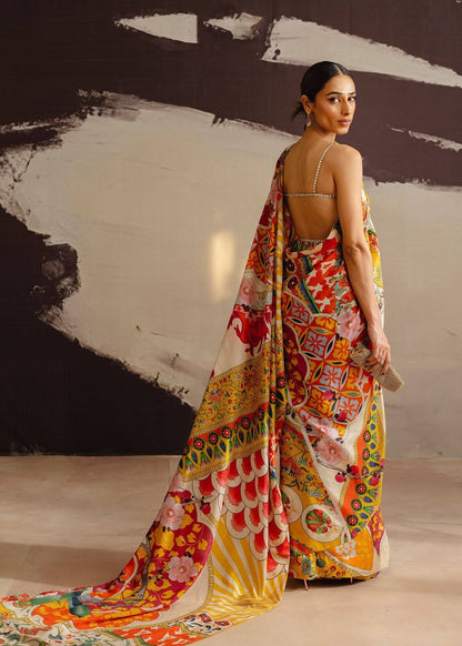 Mahgul | Eye of Cemal | Tangerine Dance by Maria Faisal - Registered Vendor of : Mahgul - type : Ladies Clothes - 100% original wedding dresses