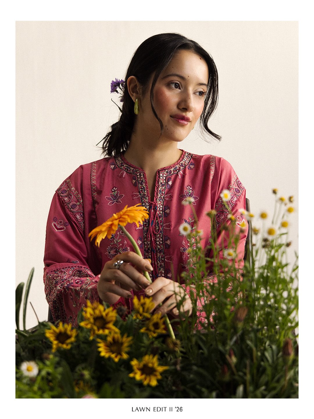 Zara Shahjahan | Coco Lawn 26 | Noa-5A - Luxury Dress - available at Maria Faisal in UK and USA.