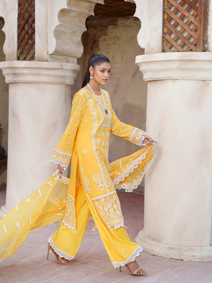 Zebtan | Zeenat Luxury Lawn Eid Collection | ZL 08 - Maria Faisal