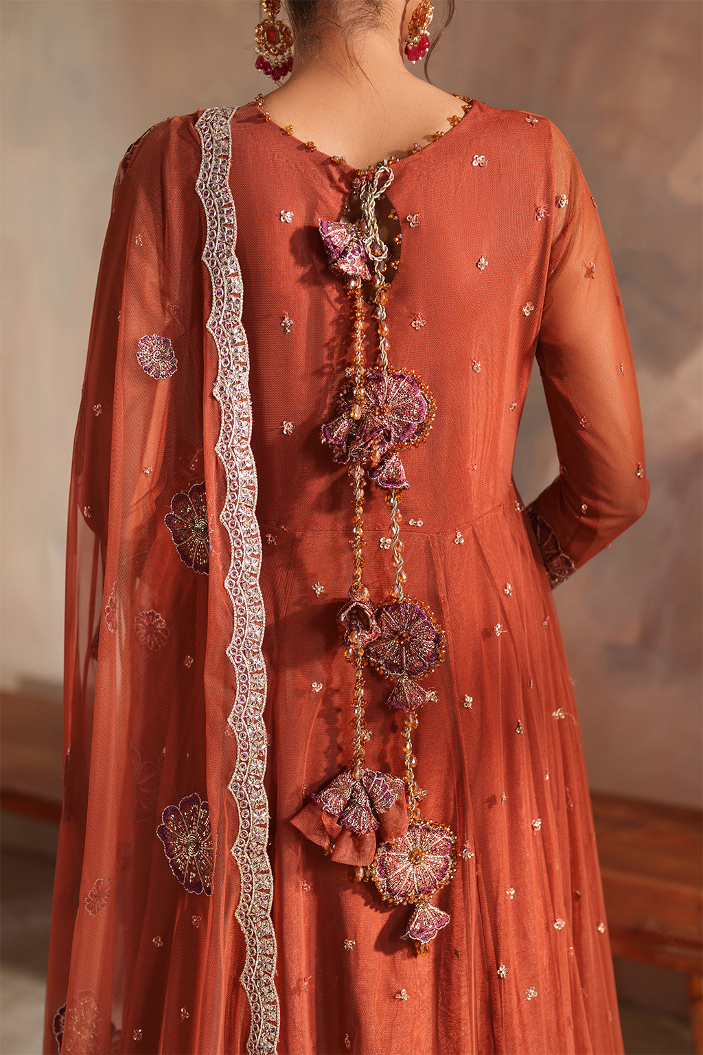 Iznik I Festive Formal I CC-78 Embroidered Net - Ladies Clothes - Maria Faisal