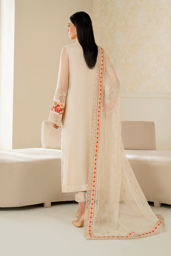 Baroque | Luxury Pret 25 | EMBROIDERED CHIFFON PR-1145 - Ladies Clothes - Maria Faisal