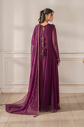 Iznik I Festive Formal I UE-480 Embroidered Chiffon - Ladies Clothes - Maria Faisal