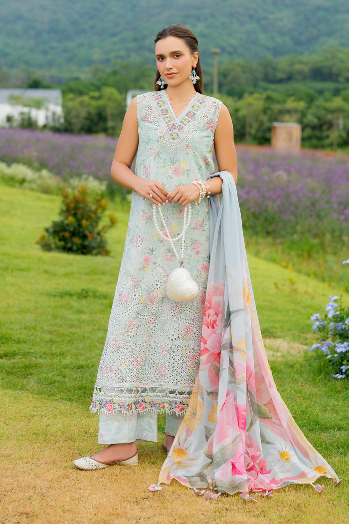 Baroque | Luxury Pret Summer | UF-4217 - Luxury Dress - available at Maria Faisal in UK and USA.