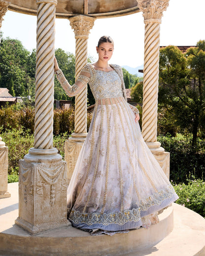 Mysie by Tahira | Alara Bridals 26 | Ferisha - Bridal Dress - available at Maria Faisal in UK and USA.