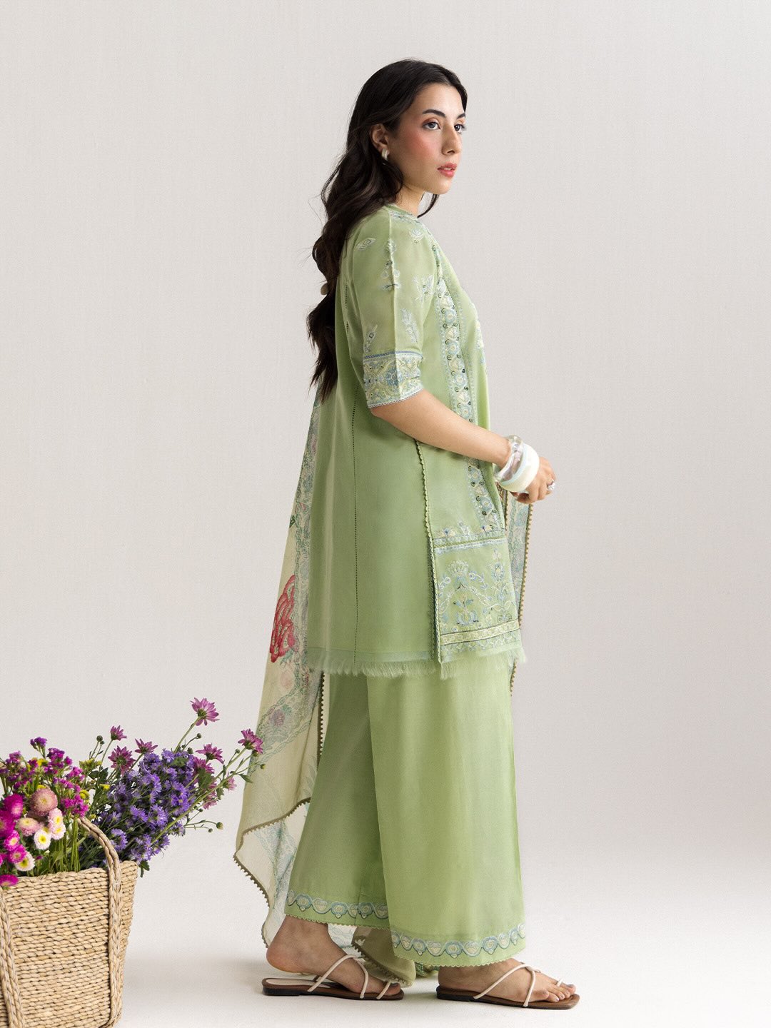 Zara Shahjahan | Coco Lawn 26 | Noa-5B - Luxury Dress - available at Maria Faisal in UK and USA.