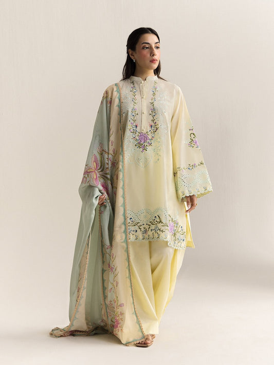 Zara Shahjahan | Coco Lawn 26 | Arlo-7A - Luxury Dress - available at Maria Faisal in UK and USA.