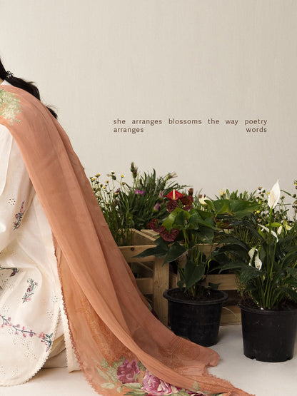 Zara Shahjahan | Coco Lawn 26 | Yura-3A - Luxury Dress - available at Maria Faisal in UK and USA.