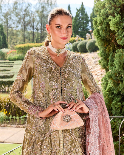 Mysie by Tahira | Alara Bridals 26 | FARIHA - Bridal Dress - available at Maria Faisal in UK and USA.