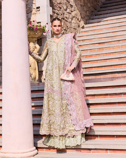 Mysie by Tahira | Alara Bridals 26 | FARIHA - Bridal Dress - available at Maria Faisal in UK and USA.