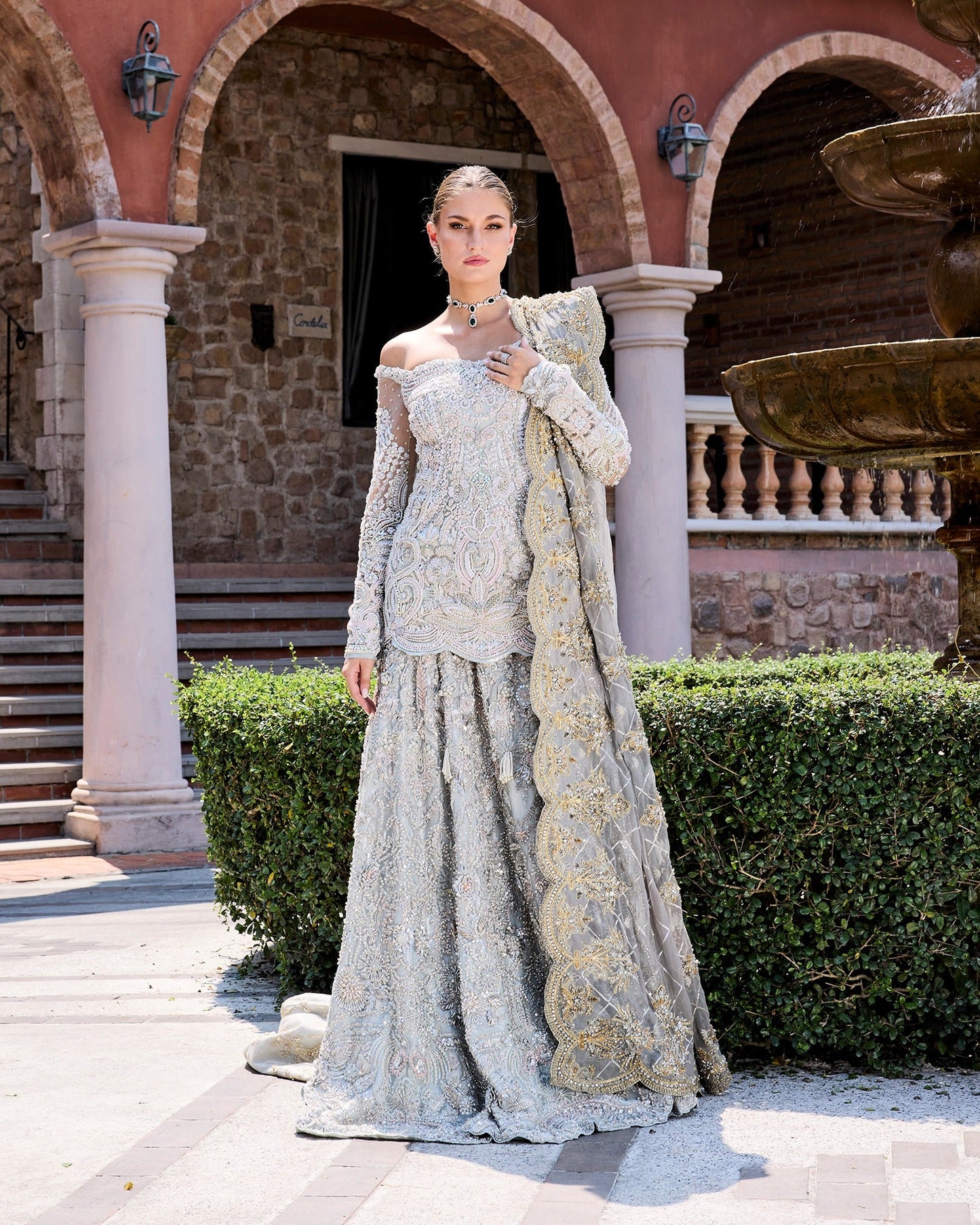 Mysie by Tahira | Alara Bridals 26 | ARIN - Bridal Dress - available at Maria Faisal in UK and USA.