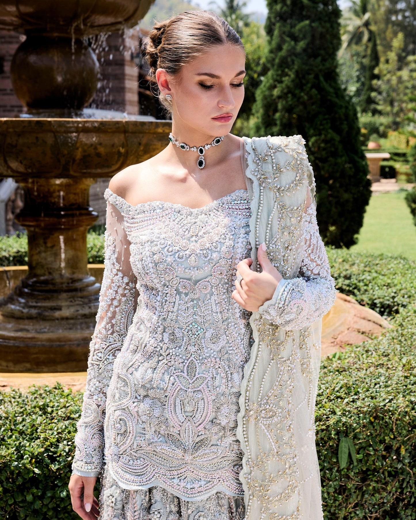 Mysie by Tahira | Alara Bridals 26 | ARIN - Bridal Dress - available at Maria Faisal in UK and USA.
