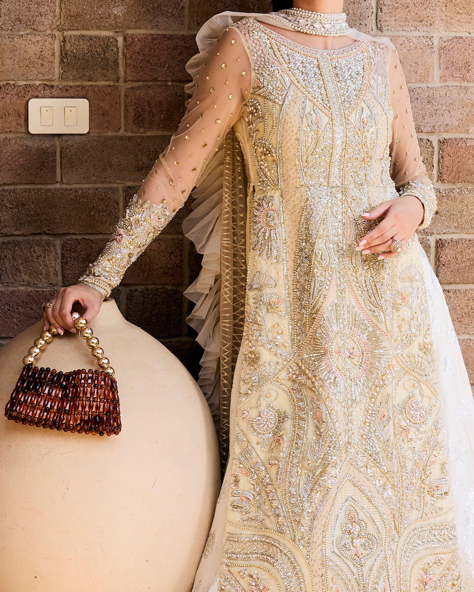 Mysie by Tahira | Alara Bridals 26 | NURESA - Bridal Dress - available at Maria Faisal in UK and USA.