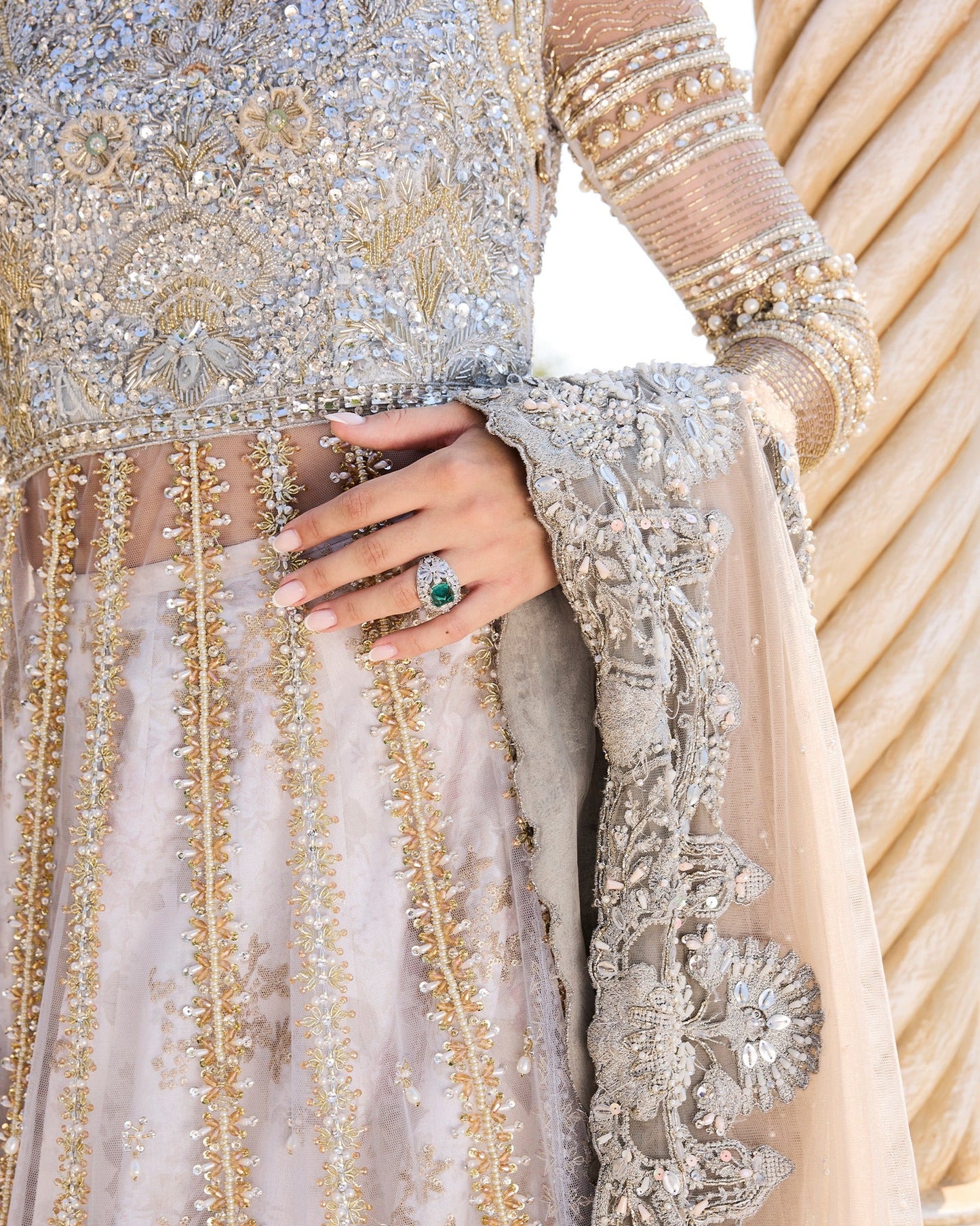 Mysie by Tahira | Alara Bridals 26 | Ferisha - Bridal Dress - available at Maria Faisal in UK and USA.