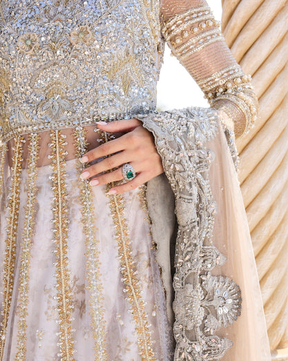 Mysie by Tahira | Alara Bridals 26 | Ferisha - Bridal Dress - available at Maria Faisal in UK and USA.