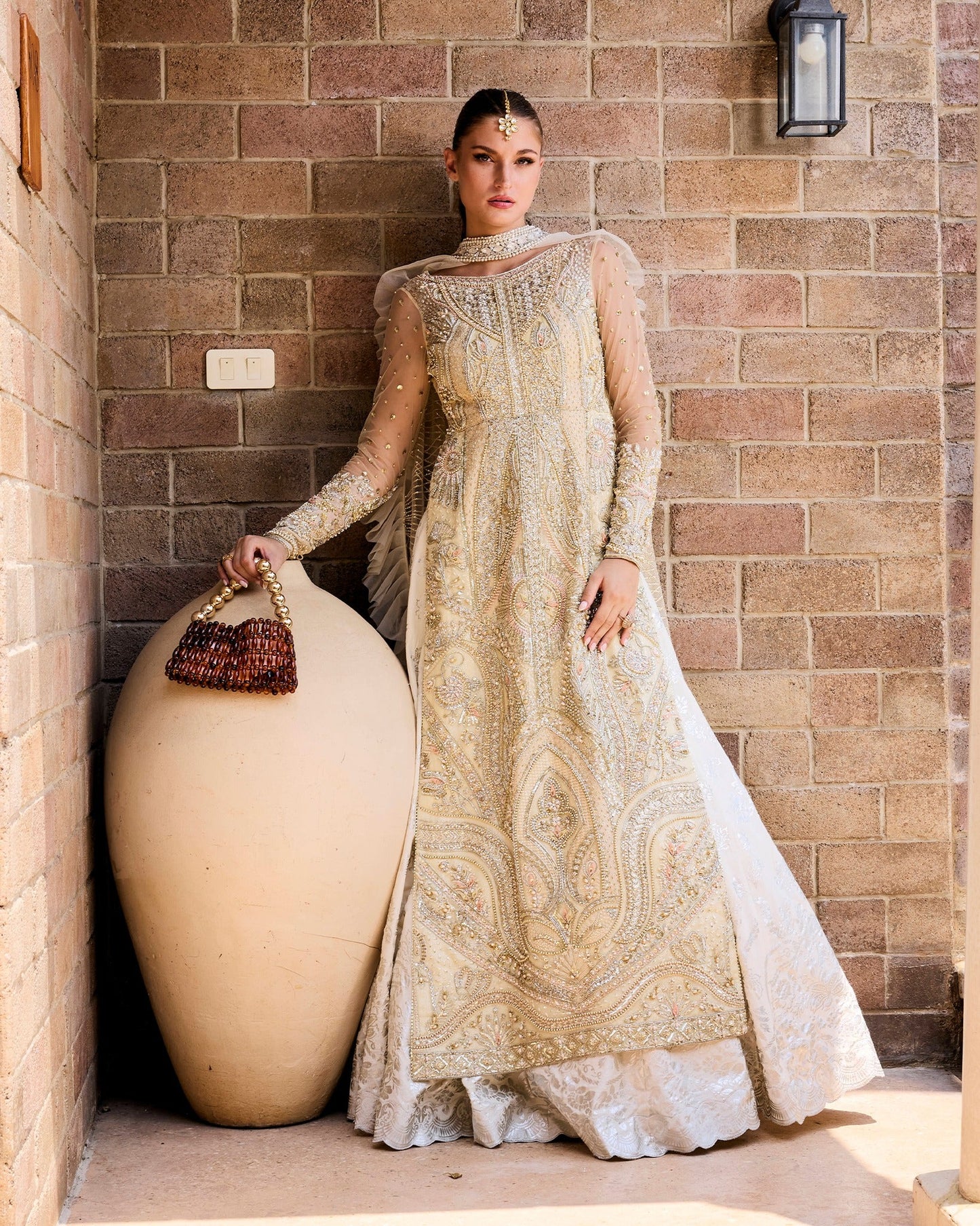 Mysie by Tahira | Alara Bridals 26 | NURESA - Bridal Dress - available at Maria Faisal in UK and USA.