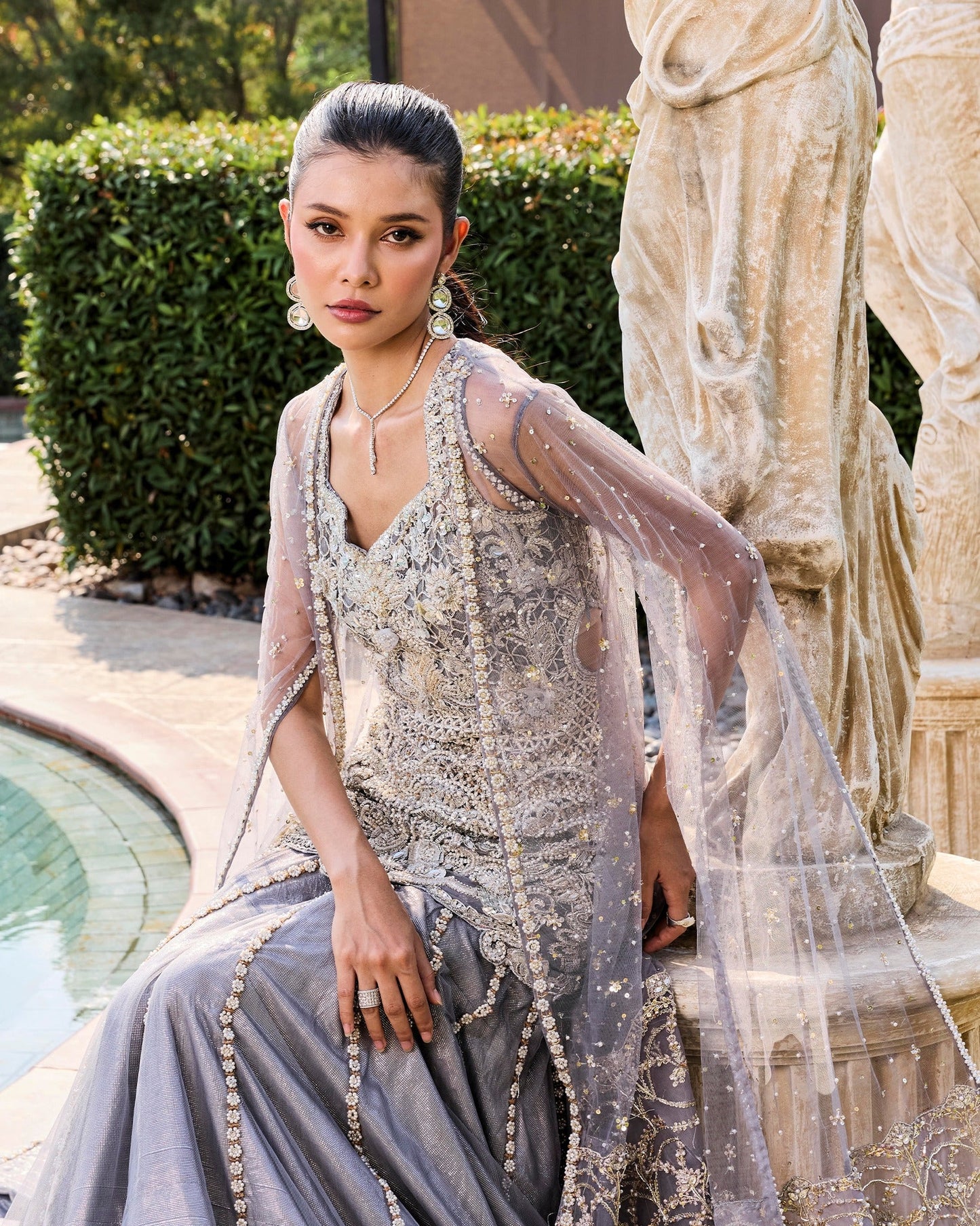 Mysie by Tahira | Alara Bridals 26 | HUSNA - Bridal Dress - available at Maria Faisal in UK and USA.