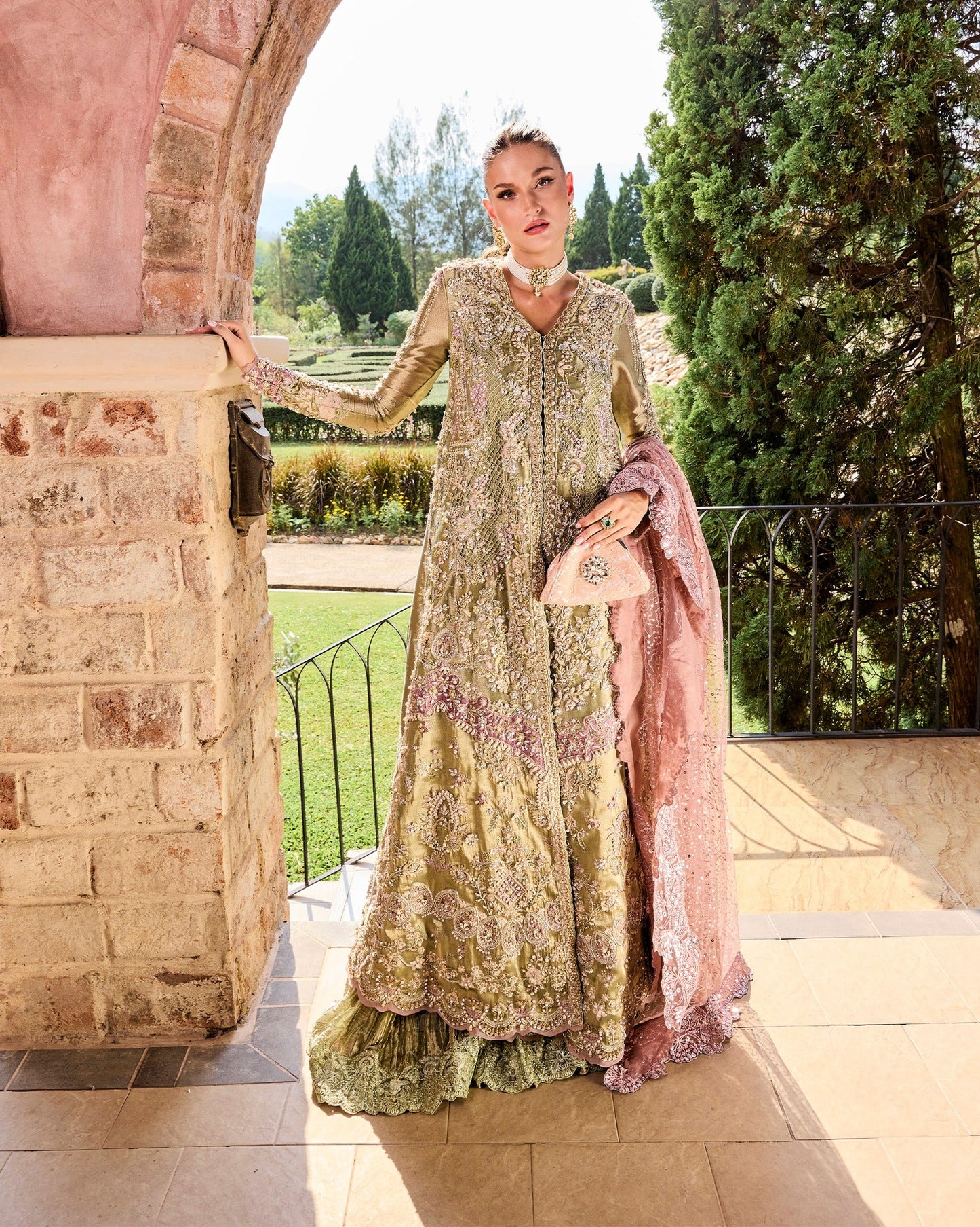 Mysie by Tahira | Alara Bridals 26 | FARIHA - Bridal Dress - available at Maria Faisal in UK and USA.
