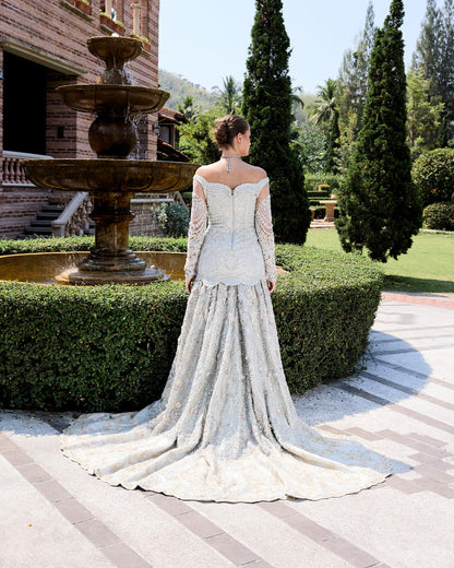 Mysie by Tahira | Alara Bridals 26 | ARIN - Bridal Dress - available at Maria Faisal in UK and USA.