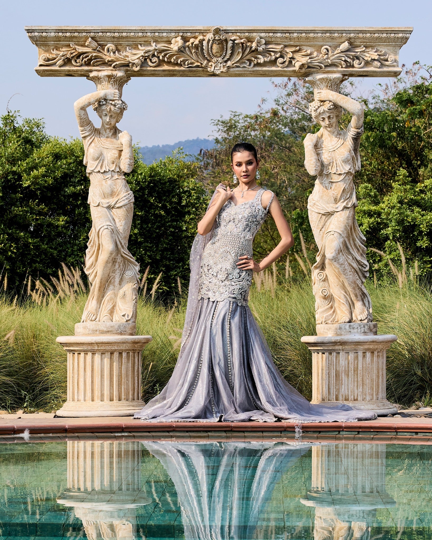 Mysie by Tahira | Alara Bridals 26 | HUSNA - Bridal Dress - available at Maria Faisal in UK and USA.