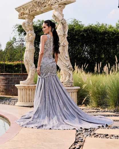 Mysie by Tahira | Alara Bridals 26 | HUSNA - Bridal Dress - available at Maria Faisal in UK and USA.