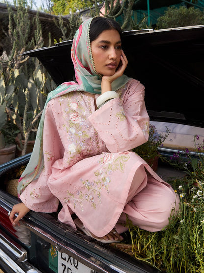 Zara Shahjahan | Coco Lawn 26 | Lune-2B - Luxury Dress - available at Maria Faisal in UK and USA.