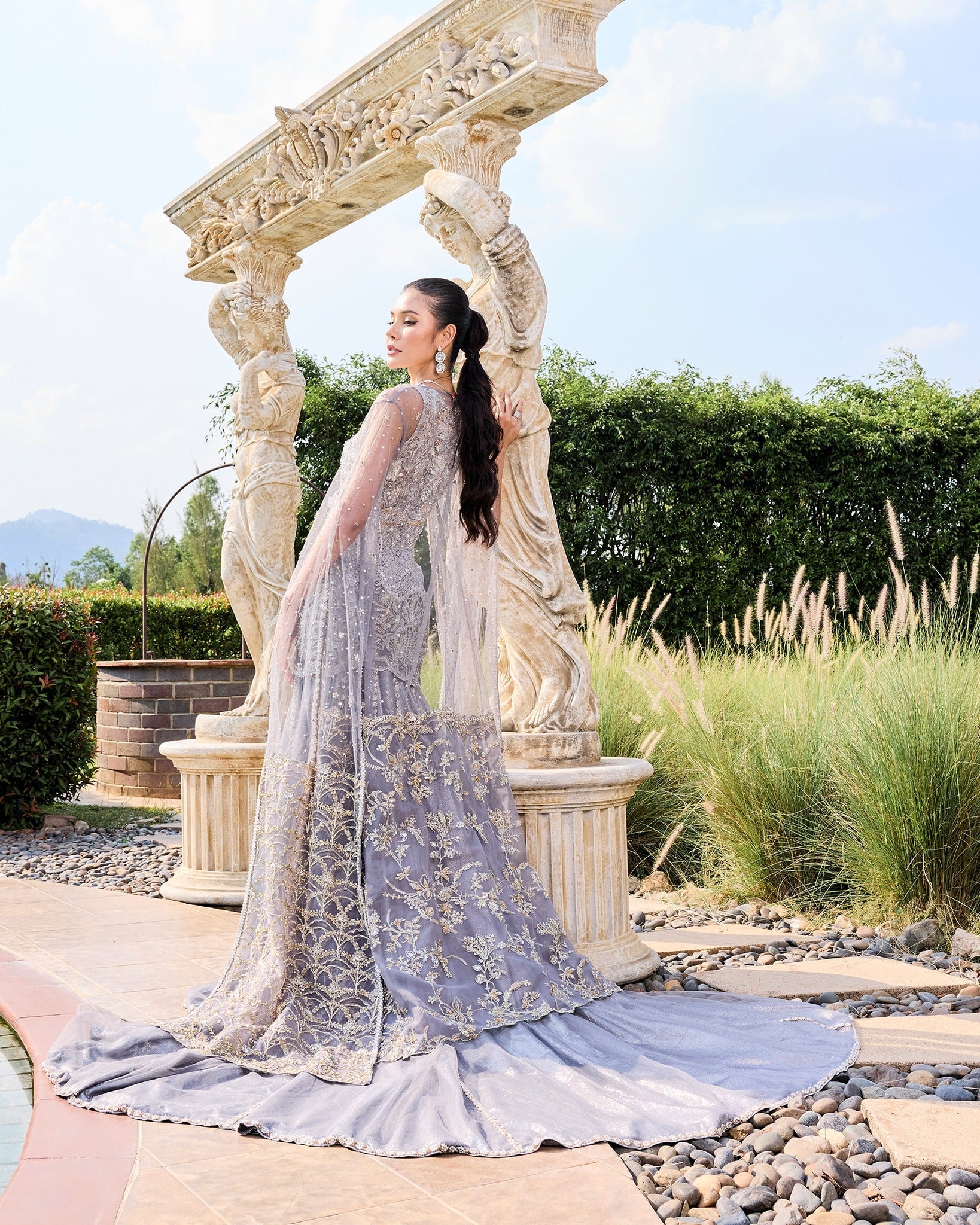 Mysie by Tahira | Alara Bridals 26 | HUSNA - Bridal Dress - available at Maria Faisal in UK and USA.