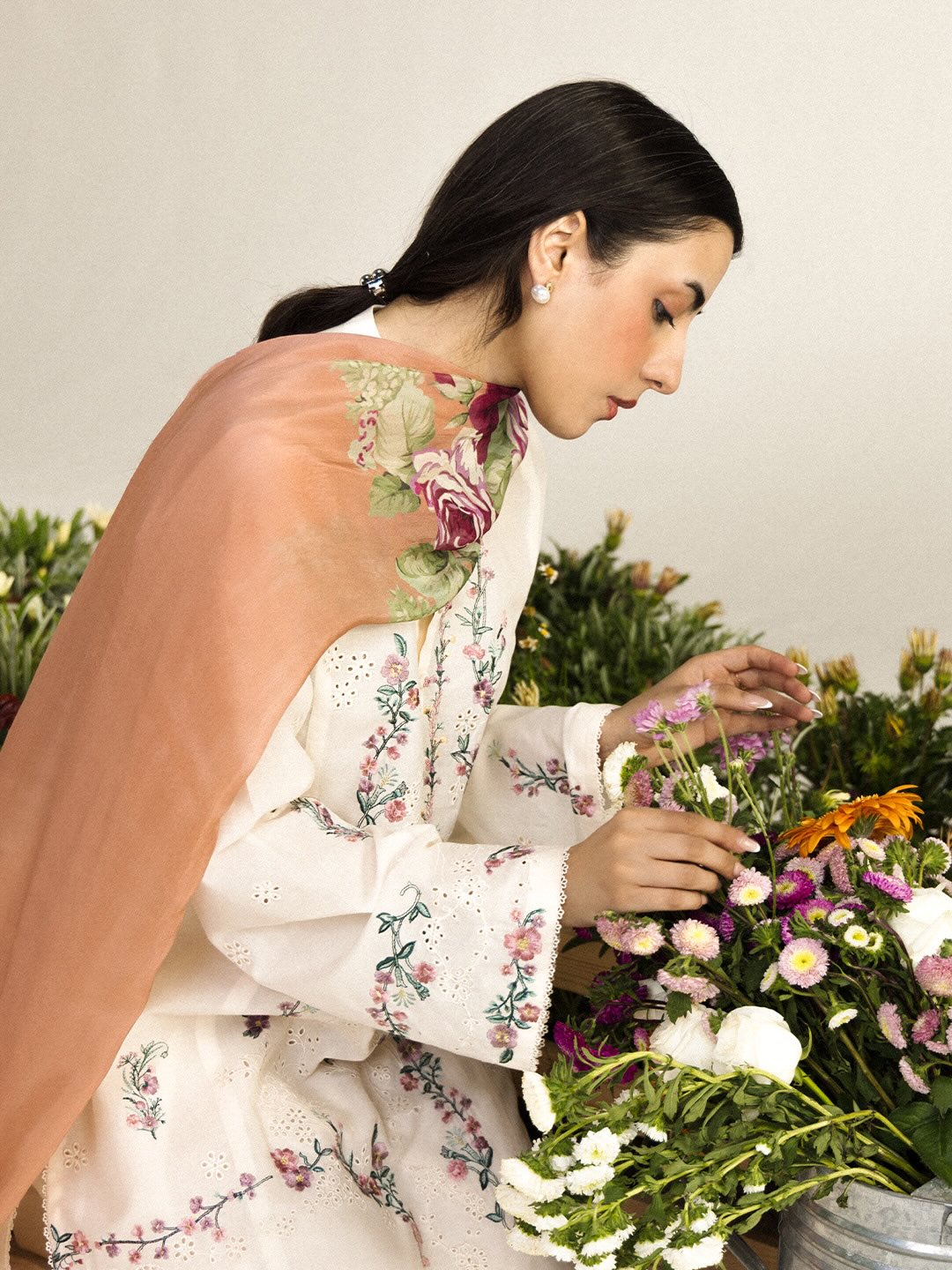 Zara Shahjahan | Coco Lawn 26 | Yura-3A - Luxury Dress - available at Maria Faisal in UK and USA.