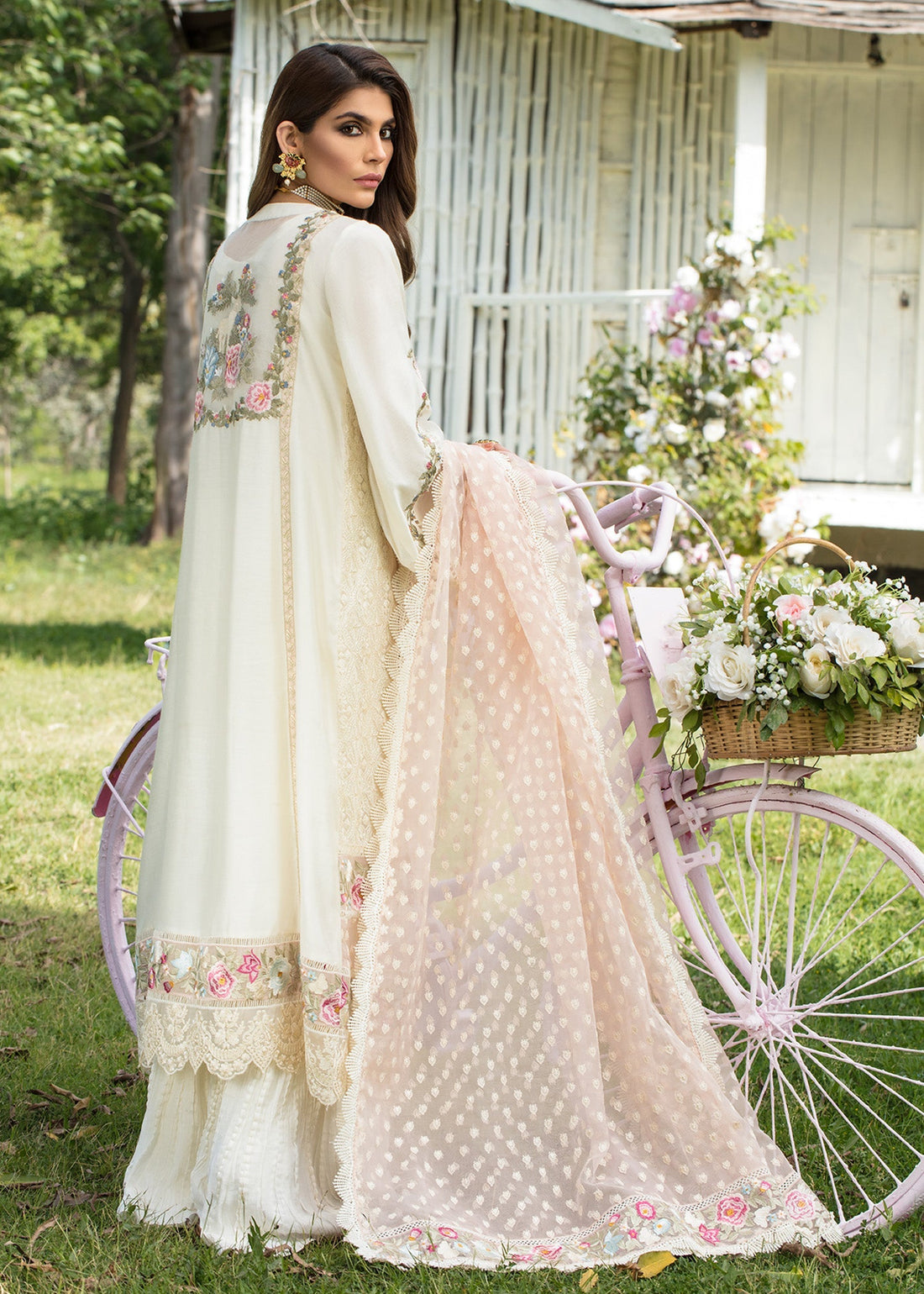Saira Shakira | Luxury Pret | Blooming Jasmine - Ladies Clothes - Maria Faisal