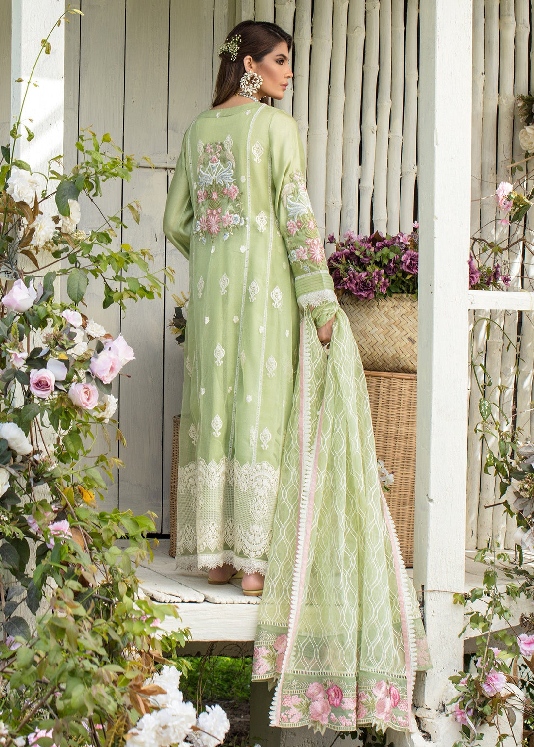 Saira Shakira | Luxury Pret | Mint Delight - Ladies Clothes - Maria Faisal