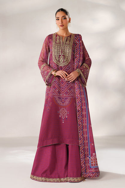 Baroque | Formals Collection | EMBROIDERED CHIFFON UF-4390 - Formal Dress - available at Maria Faisal in UK and USA.