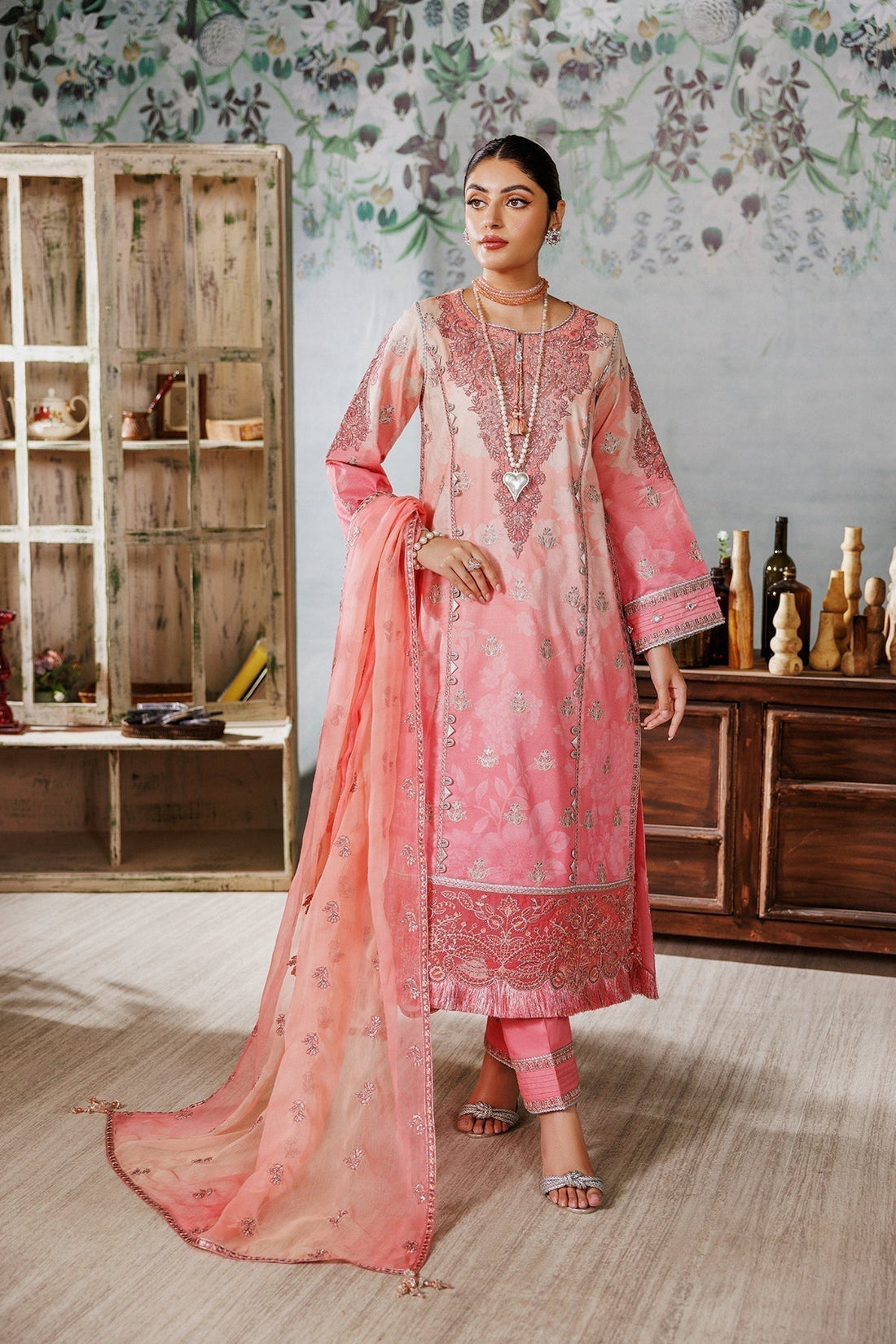 Alizeh | Maahi Vol 2 | AF-EPL-7011-MALA - Designer Dress with Intricate embroidery and embellishments. Shop elegent wedding dress at Maria Faisal.