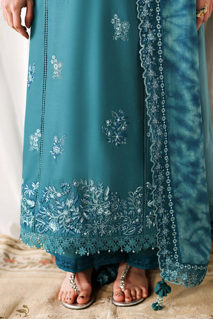 Azure | Luxury Lawn 26 | Sea Breeze - Dress - available at Maria Faisal in UK and USA.