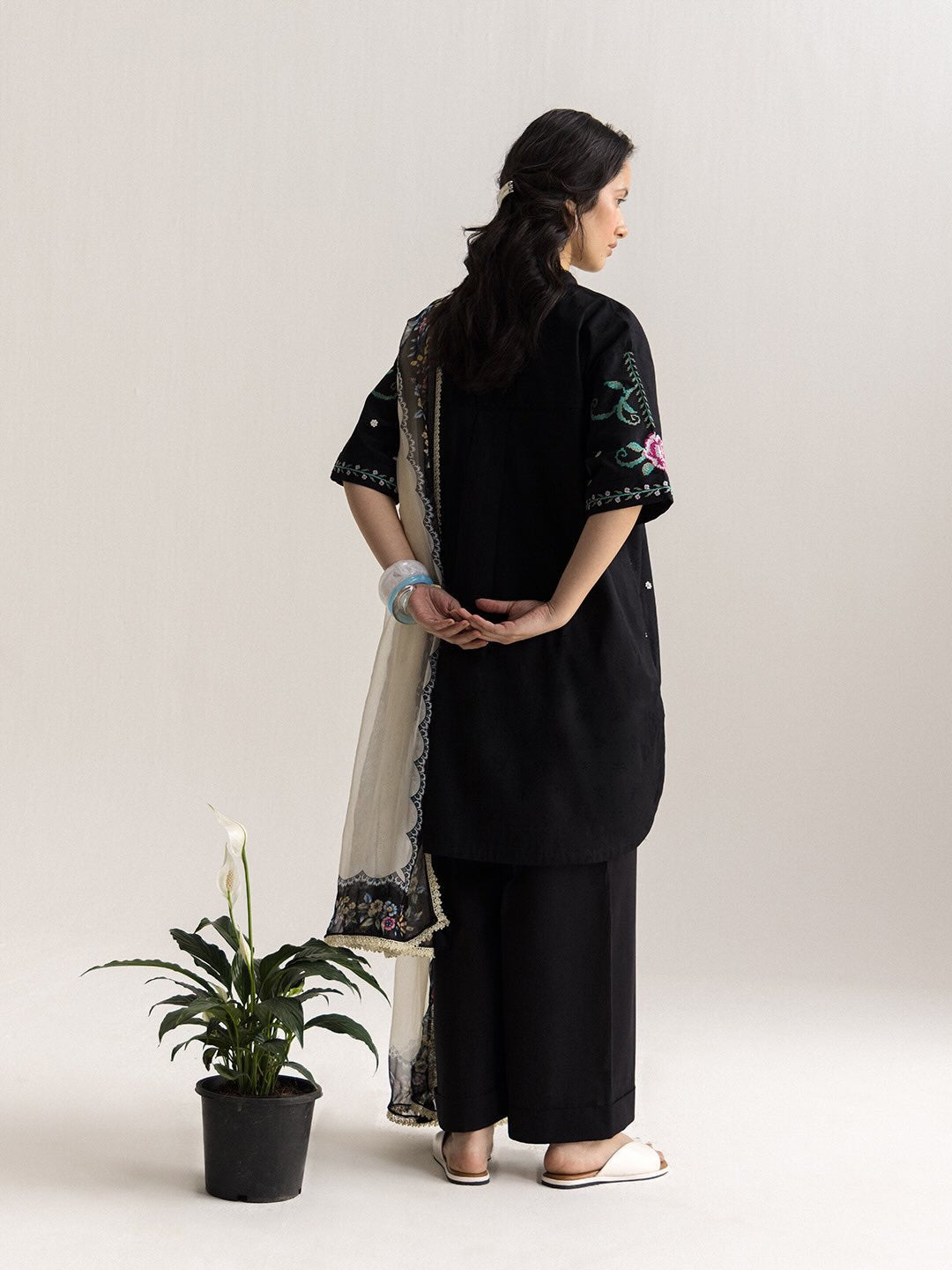 Zara Shahjahan | Coco Lawn 26 | Ines-6A - Luxury Dress - available at Maria Faisal in UK and USA.