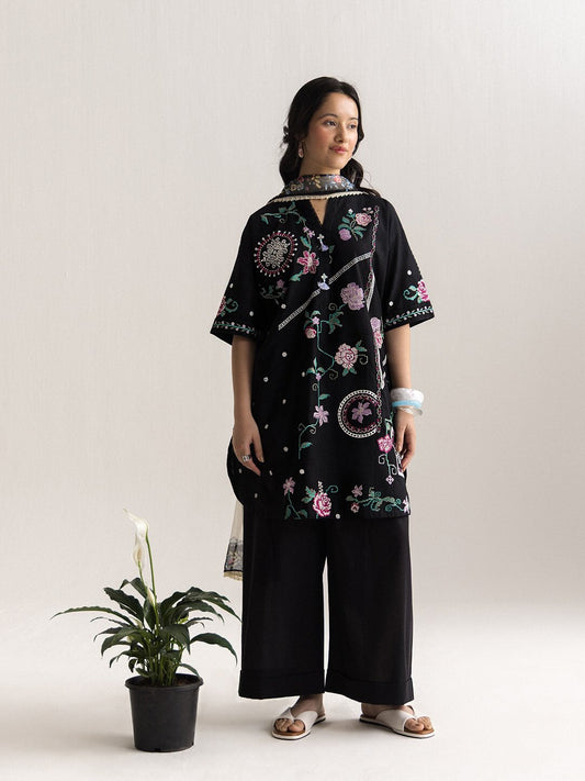 Zara Shahjahan | Coco Lawn 26 | Ines-6A - Luxury Dress - available at Maria Faisal in UK and USA.