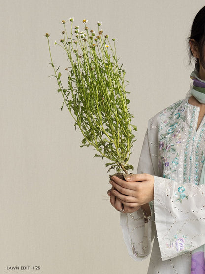 Zara Shahjahan | Coco Lawn 26 | Lune-2A - Luxury Dress - available at Maria Faisal in UK and USA.