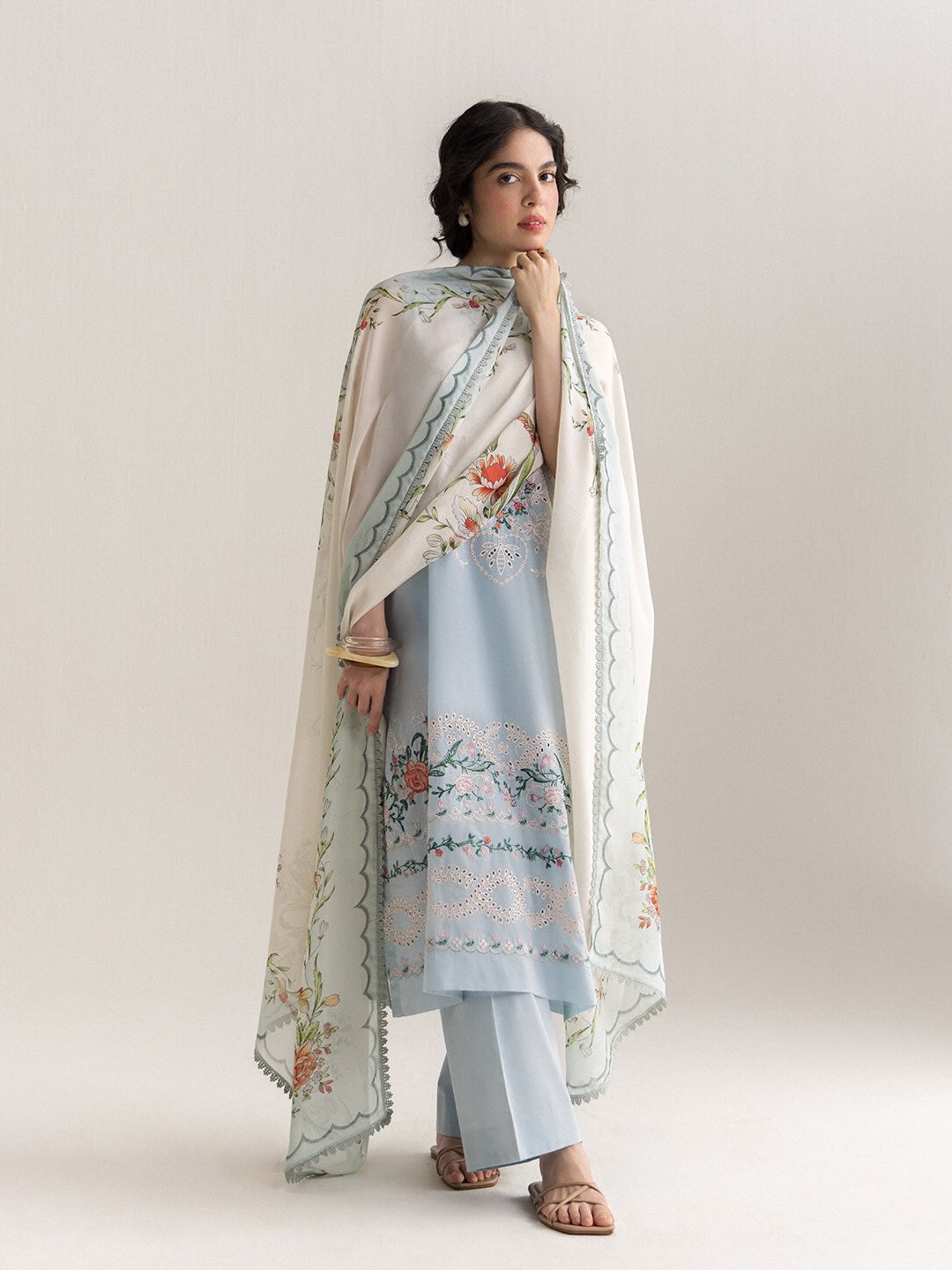 Zara Shahjahan | Coco Lawn 26 | Kian-8B - Luxury Dress - available at Maria Faisal in UK and USA.