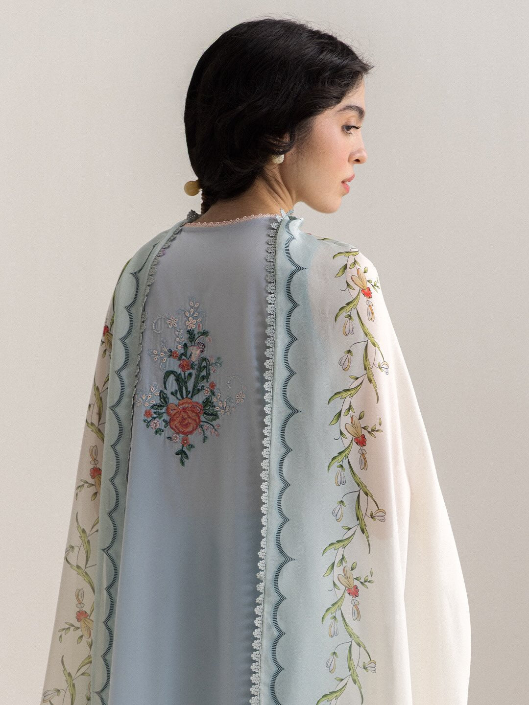 Zara Shahjahan | Coco Lawn 26 | Kian-8B - Luxury Dress - available at Maria Faisal in UK and USA.