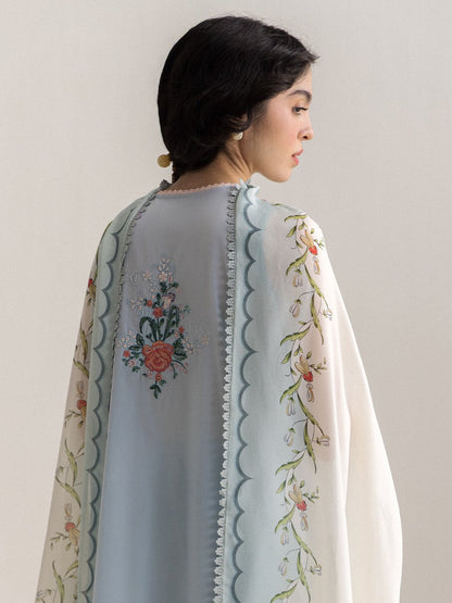 Zara Shahjahan | Coco Lawn 26 | Kian-8B - Luxury Dress - available at Maria Faisal in UK and USA.