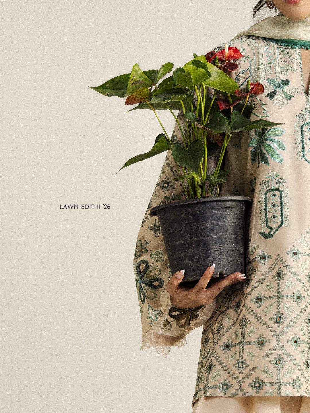 Zara Shahjahan | Coco Lawn 26 | Soren-9B - Luxury Dress - available at Maria Faisal in UK and USA.