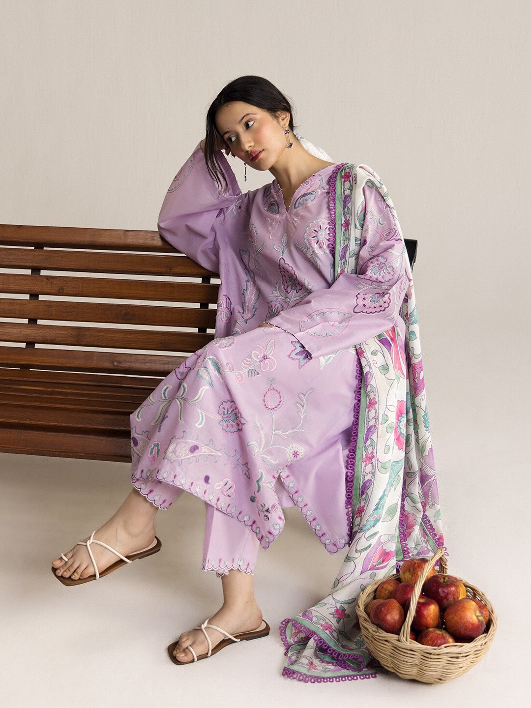 Zara Shahjahan | Coco Lawn 26 | Sia-4A - Luxury Dress - available at Maria Faisal in UK and USA.